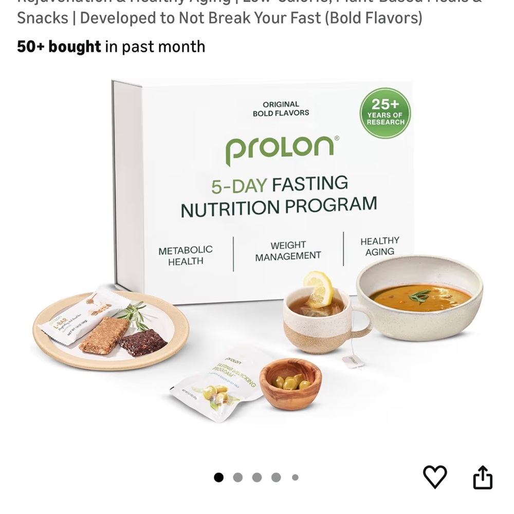 5-Day Fasting Nutrition Program - White